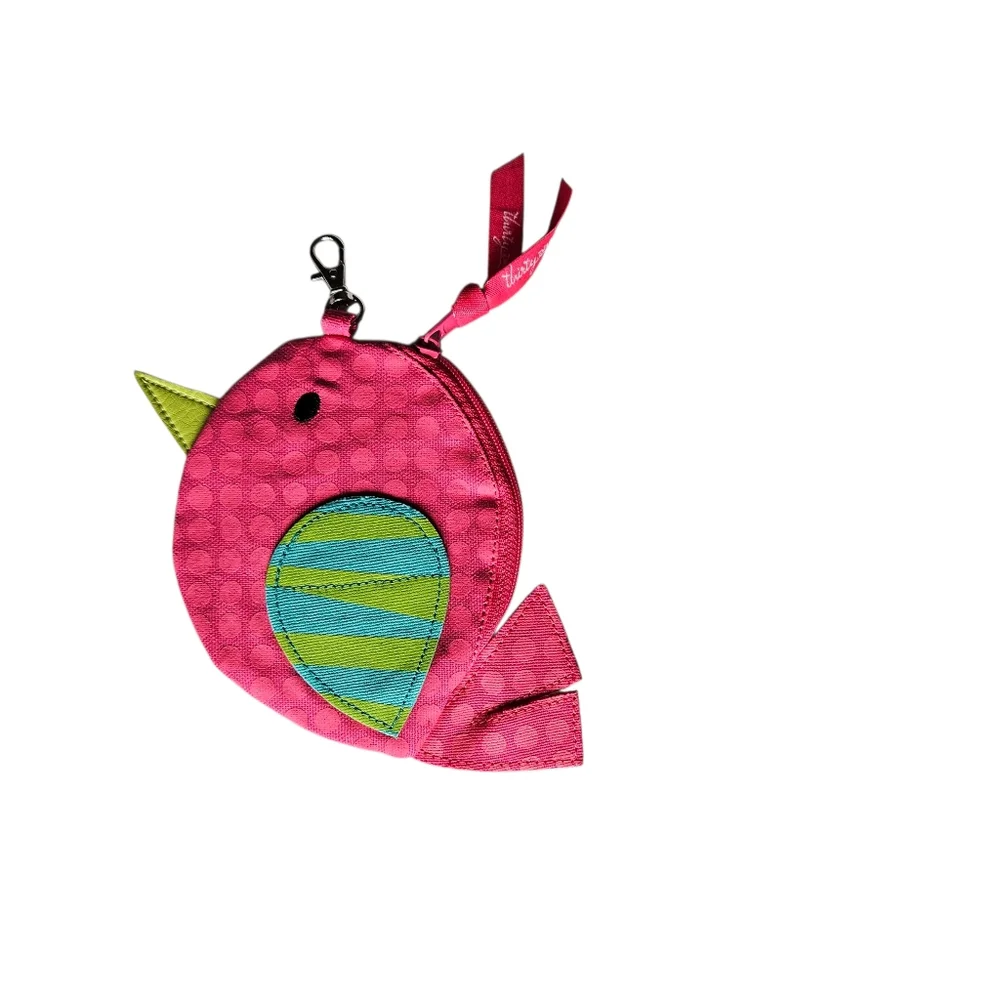 Thirty One Pink Bird Icon Coin Purse - Picture 1 of 2